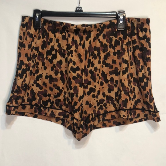 stars above Other - Stars Above Beautifully Soft Fabric Leopard Pj Shorts, Size Xl, Nwt
